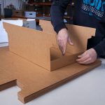 como montar caja de cartón automontable EL26