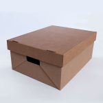 Caja de cartón automontable PACT3 kraft