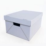 Caja de cartón automontable PACT4 blanca