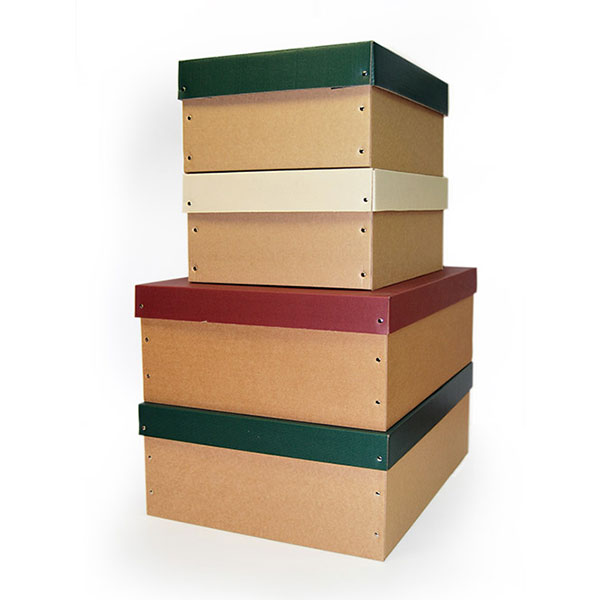 Cajas de cartón combinadas con tapa y fondo para zapatos SC1